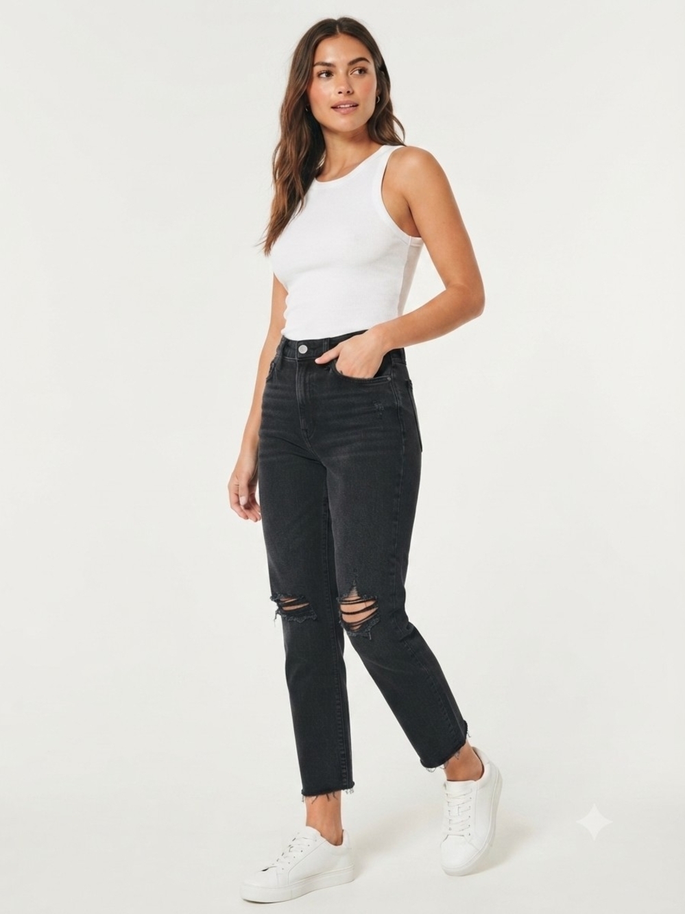 🖤 Hollister California Ultra High-Rise Vintage Straight Jeans 🖤 11s -petite